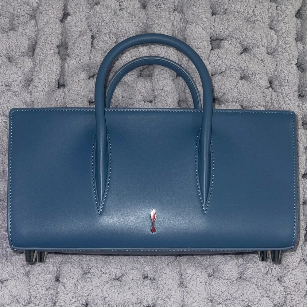 Christian Louboutin Denim Blue Tote